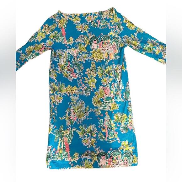 Lilly Pulitzer Cassie Jungle Glam Toile Dress Size XS - Picture 1 of 4